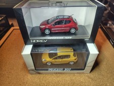 2 Units Sold Together 1/43 Peugeot 207 307 Norev