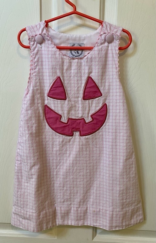 The Bella Bean Pink Pumpkin Dress Girls 4T