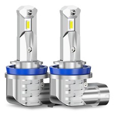 H11/H9/H8 20000LM 6000K LED Headlight Bulb AUTOONE Low Beam/Fog Light White 2x