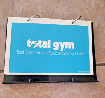 Total Gym Platinum Plus 41 Page Exercise Flip Chart. Free Shipping