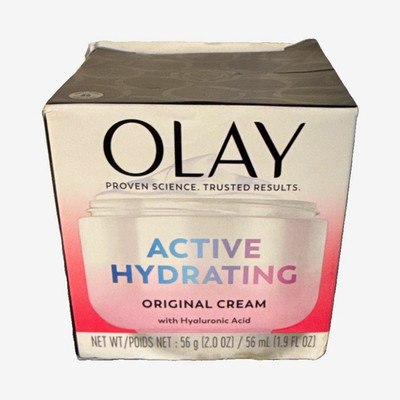 Olay Active Hydrating Face & Neck Moisturizer Cream Niacinamide 1.9 fl oz