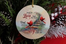 Personalized Memorial Ornament - Cardinal Ornament, Ornament Gift For Mom And...