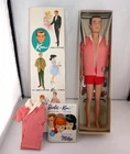 UNBOXED New Old Stock 1961 Ken Doll (Barbie) #750  w Al Inserts RARE Brunette