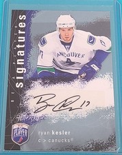 2007 UD Be a Player Signature Auto #S-RK Ryan Kesler Canucks Hockey Card Y4