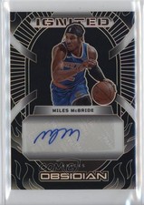 2024-25 Panini Obsidian Ignited Signatures 2/25 Miles McBride #IS-MMB Auto 14mf