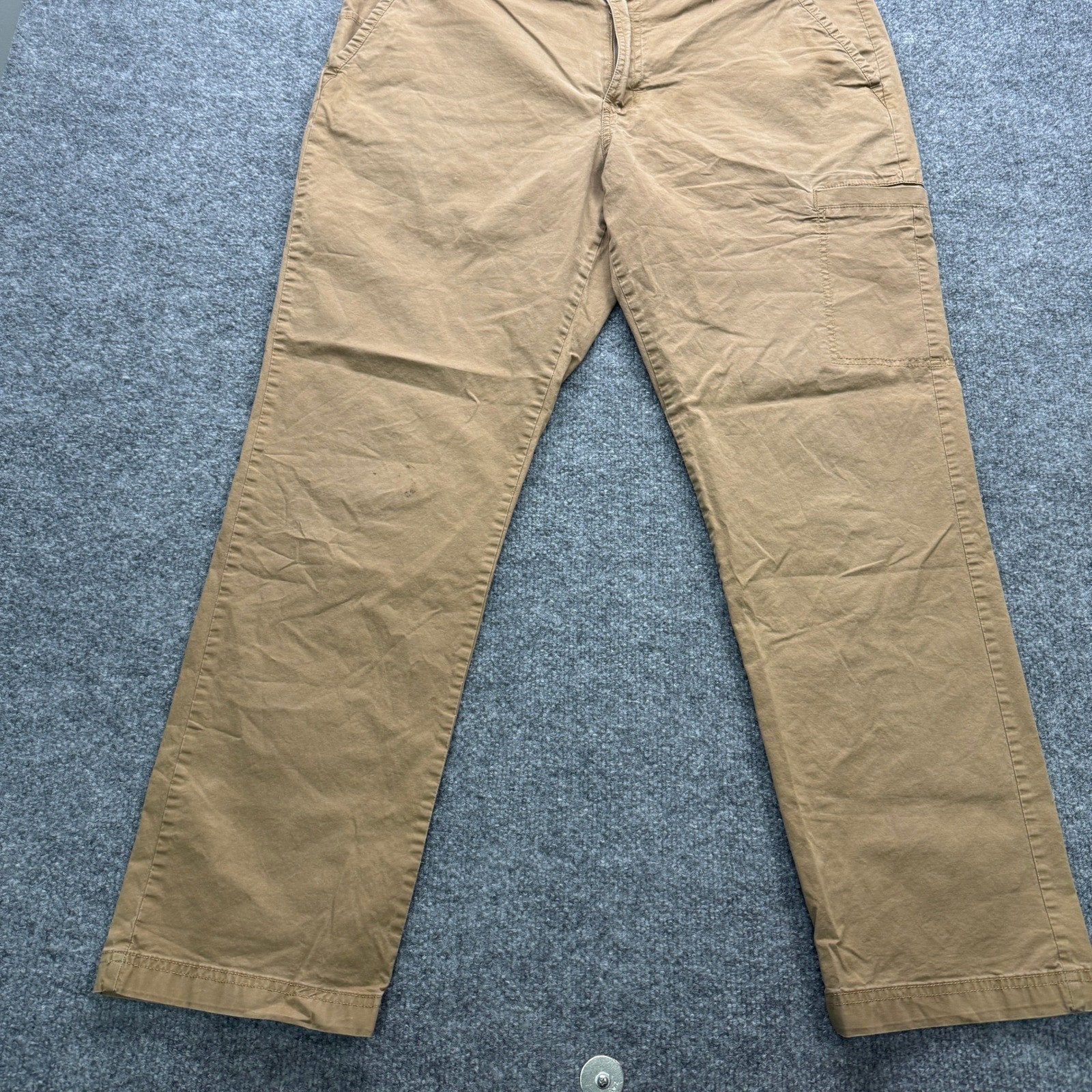Columbia Utility Pants Men's 40x30 Tan Khaki Straight Fit Stretch Casual Work thumbnail 9