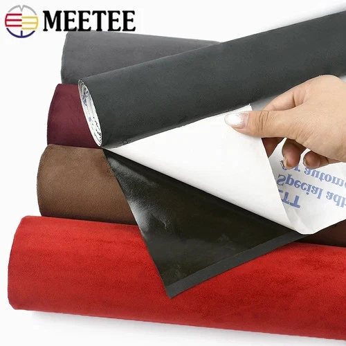 20X30Cm 50*143Cm  Suede Fabric Self-Adhesive Adhesive Cloth for Car Interior Mod - product listing photo
