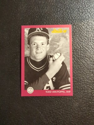 1991 Leaf Studio MLB #109 Todd Van Poppel Rookie RC Card Oakland Athletics A's