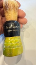 Shaving Brush Vintage Ever-Ready 200 RARE Green Marbled Catalin Bakelite