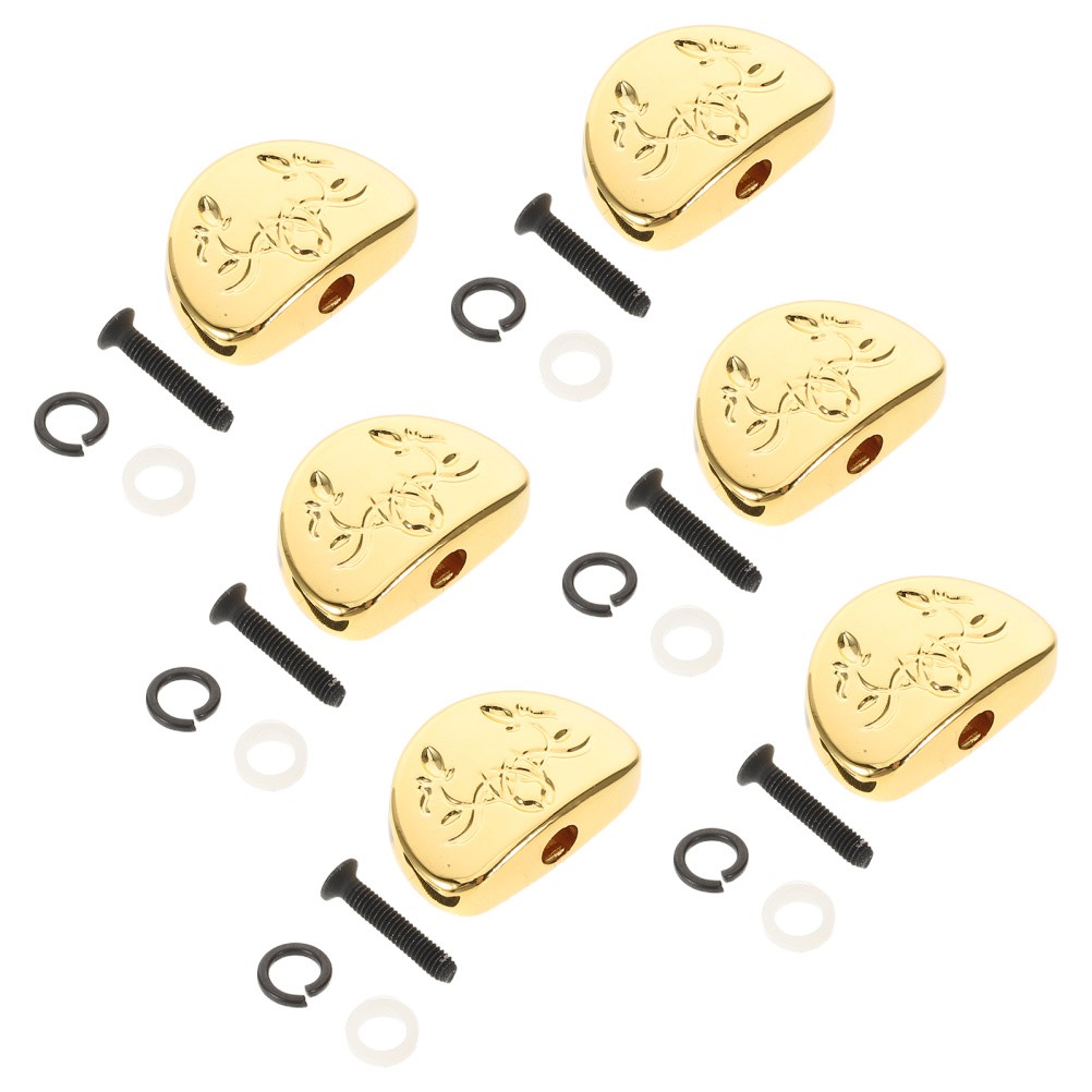 6 Pcs Accessoires Pour Guitare Électrique Folk Chevilles Acoustiques Accordeur