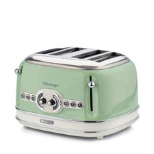 Ariete Tostapane Vintage 156 4 fette di pane 6 livelli tostatura 1600 W Verde