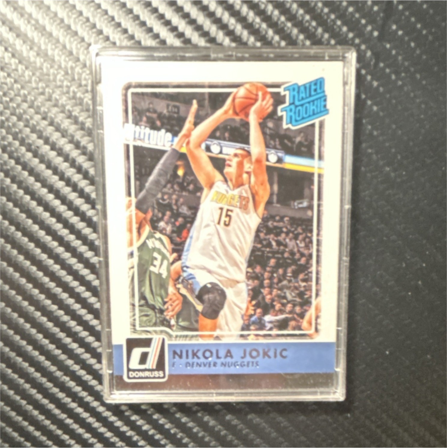 2015-16 Panini Donruss Nikola Jokic Rated Rookie #215 Denver Nuggets NBA Card