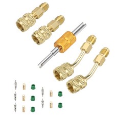 1/4" Male to 5/16" Female R410A Adapter For Mini Split HVAC Refrigerant Charging