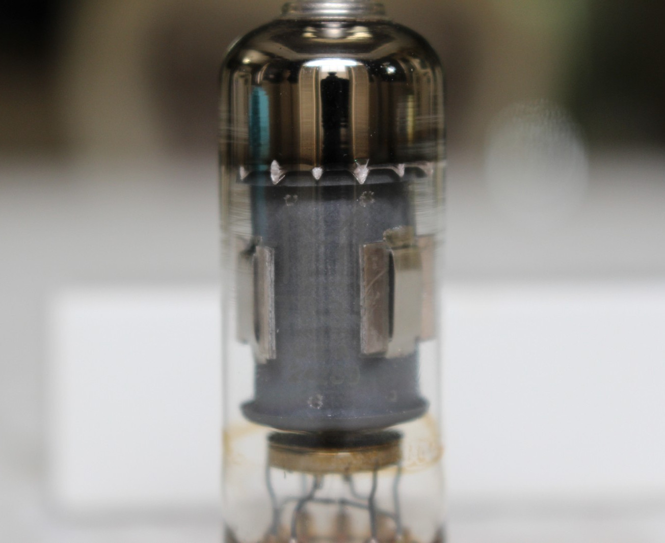 M U 7235 High Voltage Regulator Triode Tube USA Top Cap Untested — photo 2