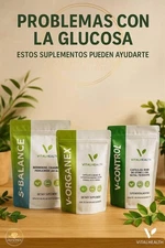 V-Control + S-Balance + V-Organex + TeDetox  Balance GlucoControl