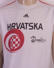 vintage Y2K 00s Adidas UEFA Euro 2008 Austria / Switzerland Jersey T-Shirt XL