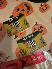 Sony Hi8 Digital8 60/120 HMP P6-120HMPL, LOT of 2 Sealed Camcorder Tapes