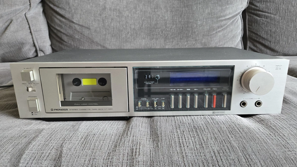 【 CT-520　カセットデッキ PIONEER ￥59,800・1980年】PIONEER メルカリ - カセットデッキ CT-520 ラジオ・コンポ