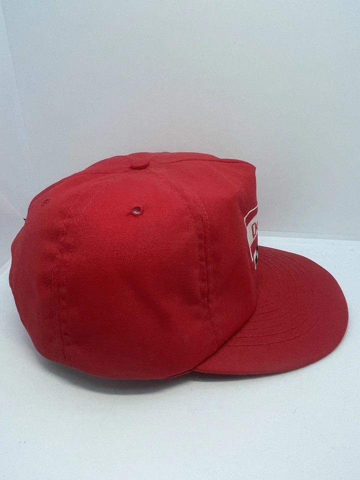 Boné caminhoneiro vintage Nascar 1980’s Dentyne Racing quadriculado Joe Nemechek - Imagem 3 de 4