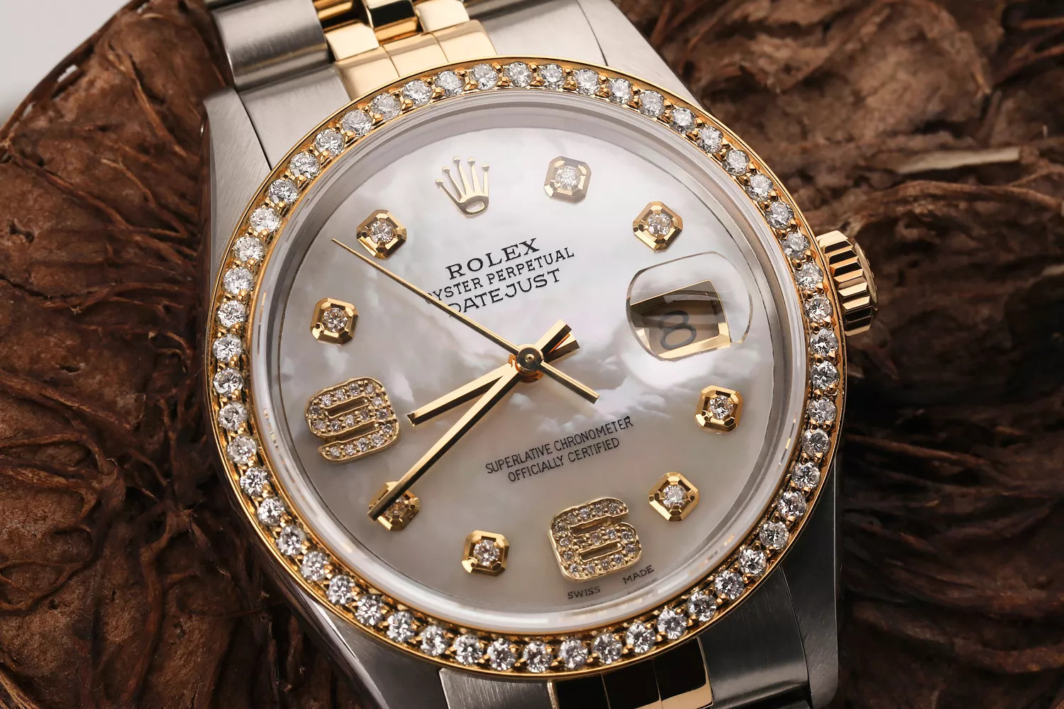 Rolex Datejust White Mother Of Pearl
