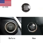 Carbon Fiber Engine Start Stop Button Cover Trim Sticker For Lexus IS ES GS NX
