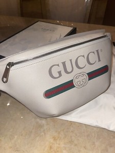 white gucci fanny pack