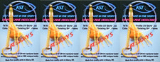 KOKANEE TROUT FISHING TACKLE 4 CATEGORY FIVE TANGERINE HOOCHIE FISHING LURES
