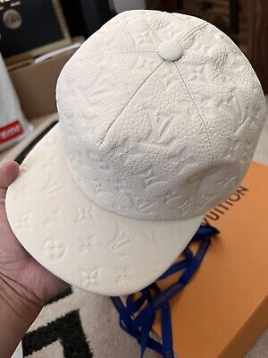 Louis Vuitton 1.0 Cap Embossed Monogram Leather White