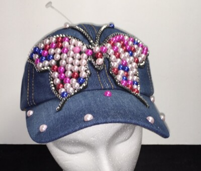 New Olivia & Kate denim bling cap Olivia & Kate New York | Accessories | Olivia Kate Denim Cap  main image 3