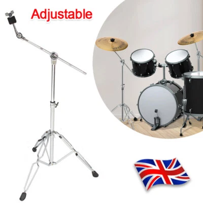 Adjustable Tornado Cymbal Boom Stand-Double Braced HeavyDuty Boom/Straight Combo