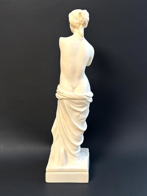 Vtg Venus De Milo Resin Statue Sculpture A Santini Signed Made In