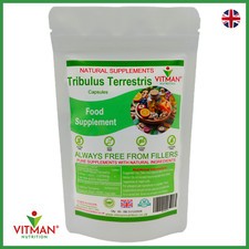 Tribulus Terrestris Capsules Testosterone Natural Muscle Pump Pre Workout Boost