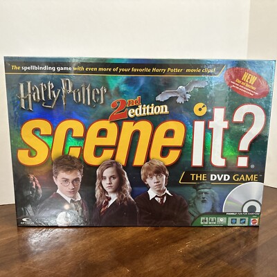 Harry Potter Scene It 2nd Edition New Sealed Unopened NIP DVD Game Mattel