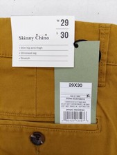 Goodfellow  Co. Mens Skinny Chino Dress Pants Skinny Hip Thigh Leg Stretch