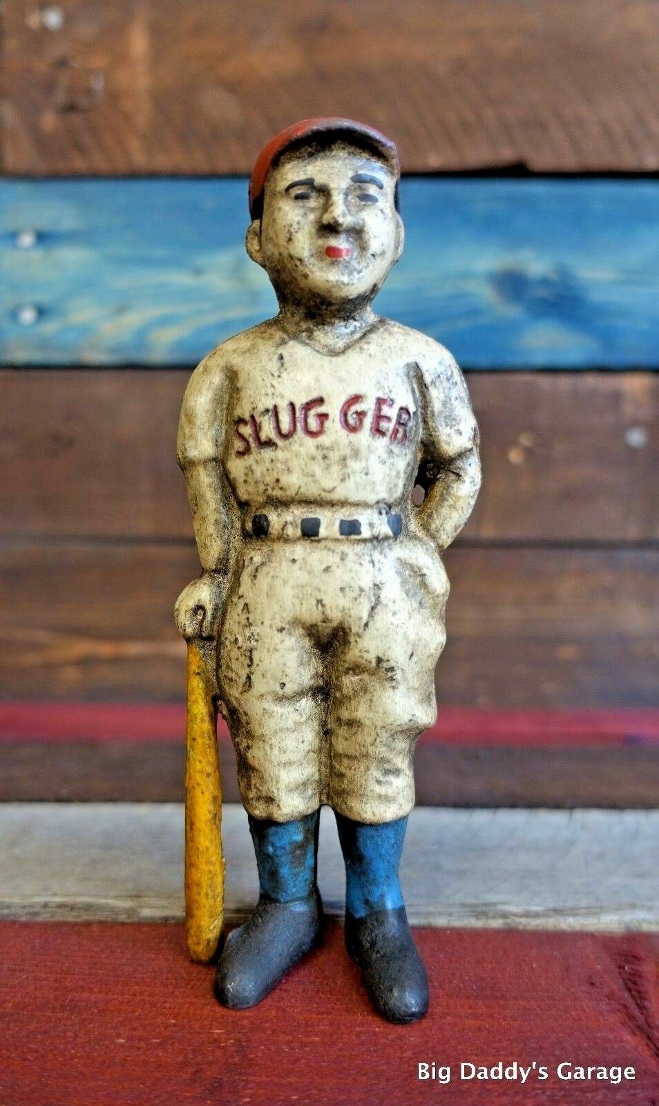 Cast Iron Penny Bank Jolly Boy Cast Iron Money Bank - On The