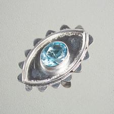 Sky Blue Topaz Gemstone 925 Sterling Silver November Birthstone Ring All Size