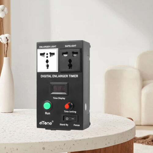 eTone Digital Enlarger Timer Precision With Foot Switch Darkroom Photo Equipment - Picture 8 of 13