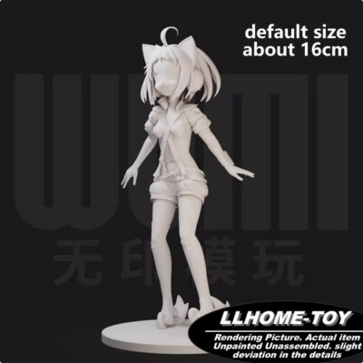 Game Antenna cat ear shaped headset 3D Print GK Figure DIY Model Unpainted