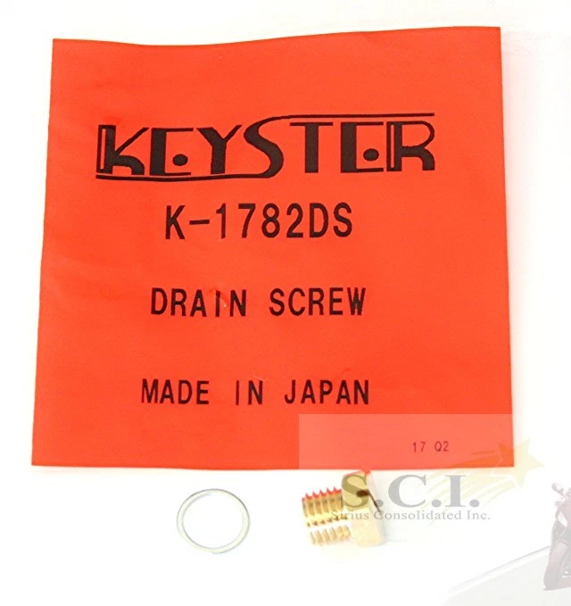 CARBURADOR YAMAHA XS360 XS500 XS1 XS2 XS650 TX650 TX750 TORNILLOS DE DRENAJE DE CARBURADOR x 2 Foto 3 de 4