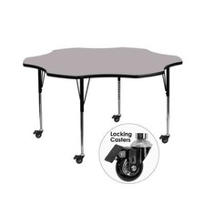 Flash Furniture Activity Table - XU-A60-FLR-GY-T-A-CAS-GG