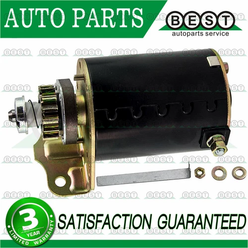 14 Tooth Heavy Duty Starter Motor For Briggs Stratton Ride On Mower Steel 693552