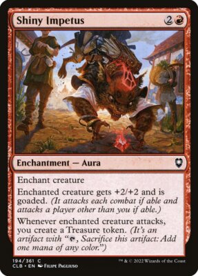MTG Shiny Impetus (194/1080) Commander Legends Battle for Baldur's Gate LP