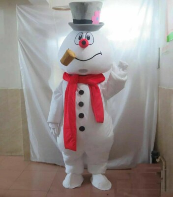 The Snowman Mascot Costume Adult Frosty The Snowman Costume Doll clothes 
