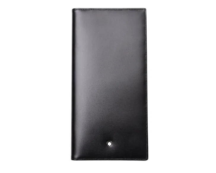 Cartera larga premium de cuero negro Montblanc Meisterstück 35790 - Imagen 2 de 4