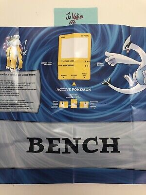 Pokemon 2005 SILVERY OCEAN Theme Deck PLAYMAT Lugia MINT! EX Unseen Forces