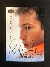 Rob Dimaio Signed 1995-96 UD Be a Player  Auto Card #S105 Autograph