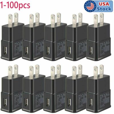Lot 5V US Plug USB Power Adapter AC Home Wall Charger For Samsung Galaxy Models
