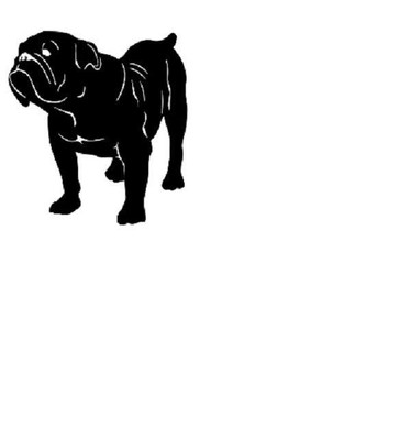 English Bulldog Decal Sticker Svg Oracal 651 Vinyl Indoor Outdoor Vehicle Home Ebay