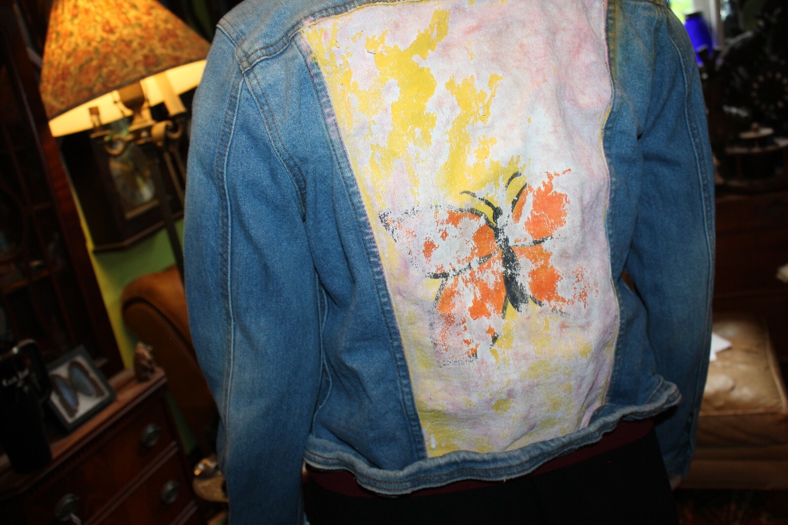 Universal Thread Goods Small Distressed Denim Jac… - image 5