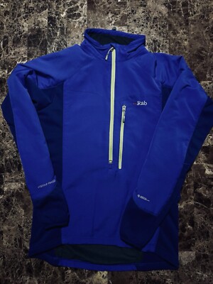 Rab Jacket Mens Medium Purple/ Volt Vapour Rise Lite Lightweight | eBay